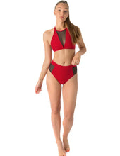 Cargar imagen en el visor de la galería, Conjunto Pole Dance Dragonfly Top Victoria con Shorts Molly malla 24/48 HRS