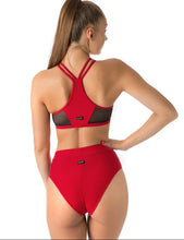 Cargar imagen en el visor de la galería, Conjunto Pole Dance Dragonfly Top Victoria con Shorts Molly malla 24/48 HRS