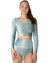 Cargar imagen en el visor de la galería, Shorts de cintura alta Betty Velvet Dragonfly
