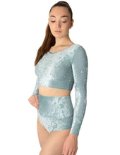 Cargar imagen en el visor de la galería, Shorts de cintura alta Betty Velvet Dragonfly