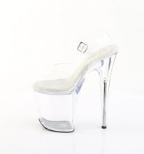 Carregar imagem no visualizador da galeria, Sandália Pole Dance PLEASER FLAMINGO-808PREM CLEAR 24/48HRS
