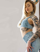 Cargar imagen en el visor de la galería, Leggings Adriana terciopelo Dragonfly