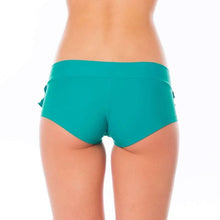 Cargar imagen en el visor de la galería, Hot pants frilled | Shorts | Color: mint | Pole Shorts | Dragonfly Pole Dance Clothing and Bikram Hot Yoga Wear