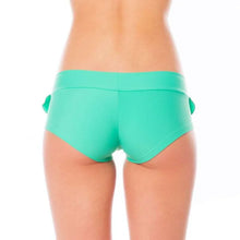 Cargar imagen en el visor de la galería, Hot pants frilled | Shorts | Color: mint | Pole Shorts | Dragonfly Pole Dance Clothing and Bikram Hot Yoga Wear