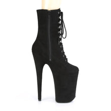 Carregar imagem no visualizador da galeria, Botas de Pole Dance Pleaser Infinity INF1020FS - CAMURÇA PRETA