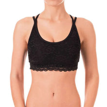 Carregar imagem no visualizador da galeria, Top Nicole Lace (encaje) Dragonfly - black lace