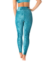 Load image into Gallery viewer, Velvet leggings Adele | Leggings | Color: purple velvet | Yoga Leggings | Dragonfly Pole Wear and Bikram Hot Yoga Clothes