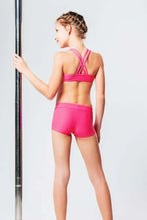 Cargar imagen en el visor de la galería, Girls' Sports Bra Xenia | Activewear | Color: red | Girl's sports bra | Dětská sportovní podprsenka | Dívčí sportovní podprsenka | Madchen Sport BH | Brassiere sport entfants | Dragonfly Pole Dance Clothes and Bikram Hot Yoga Outfit