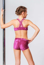 Cargar imagen en el visor de la galería, Girls' Sports Bra Xenia | Activewear | Color: red | Girl's sports bra | Dětská sportovní podprsenka | Dívčí sportovní podprsenka | Madchen Sport BH | Brassiere sport entfants | Dragonfly Pole Dance Clothes and Bikram Hot Yoga Outfit