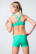 Cargar imagen en el visor de la galería, Girls' Sports Bra Xenia | Activewear | Color: red | Girl's sports bra | Dětská sportovní podprsenka | Dívčí sportovní podprsenka | Madchen Sport BH | Brassiere sport entfants | Dragonfly Pole Dance Clothes and Bikram Hot Yoga Outfit