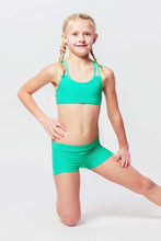 Cargar imagen en el visor de la galería, Girls' Sports Bra Xenia | Activewear | Color: red | Girl's sports bra | Dětská sportovní podprsenka | Dívčí sportovní podprsenka | Madchen Sport BH | Brassiere sport entfants | Dragonfly Pole Dance Clothes and Bikram Hot Yoga Outfit