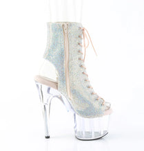 Cargar imagen en el visor de la galería, Tacones Pleaser ADORE-1016C-RS Plata Transparente