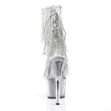 Cargar imagen en el visor de la galería, Tacones Pleaser ADORE-1017SRS Transparente Plata
