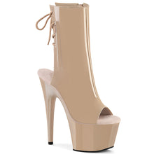 Cargar imagen en el visor de la galería, Botas Pleaser ADORE-1018 - Nude charol / Nude