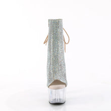 Carregar imagem no visualizador da galeria, Tacones Pleaser ADORE-1018C-RS Plata Transparente