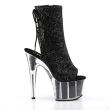 Load image into Gallery viewer, Tacones Pleaser ADORE-1018G Negro Purpurina