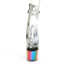 Cargar imagen en el visor de la galería, Tacones Pleaser ADORE-1018RC Transparente Rainbow Cromo