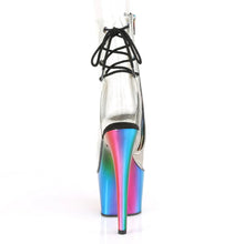 Cargar imagen en el visor de la galería, Tacones Pleaser ADORE-1018RC Transparente Rainbow Cromo