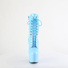 Cargar imagen en el visor de la galería, Botas Pleaser ADORE-1020 - Azul claro charol / Azul claro