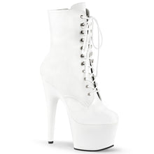 Cargar imagen en el visor de la galería, Botas Pleaser ADORE-1020 - Blanco piel sintética / Blanco mate