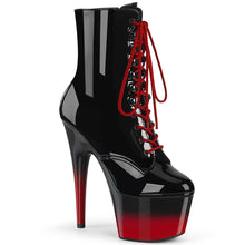 Cargar imagen en el visor de la galería, Tacones Pleaser ADORE-1020BR-H Negro Charol Rojo