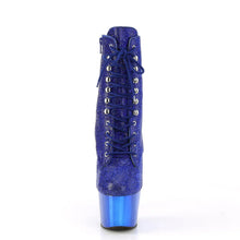 Carregar imagem no visualizador da galeria, Tacones Pleaser ADORE-1020CHRS Royal Azul Cromo