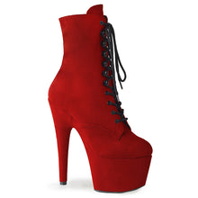 Load image into Gallery viewer, Tacones Pleaser ADORE-1020FS Rojo Faux Suede