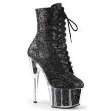 Carregar imagem no visualizador da galeria, Tacones Pleaser ADORE-1020G Negro Purpurina