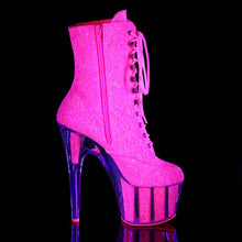 Cargar imagen en el visor de la galería, Tacones Pleaser ADORE-1020G Neon Rosa Purpurina