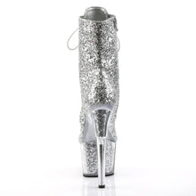 Load image into Gallery viewer, Tacones Pleaser ADORE-1020G Plata Purpurina
