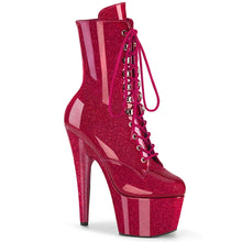 Cargar imagen en el visor de la galería, Tacones Pleaser ADORE-1020GP Fuchsia Purpurina Charol
