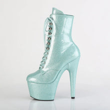 Load image into Gallery viewer, Tacones Pleaser ADORE-1020GP Mint Purpurina Charol