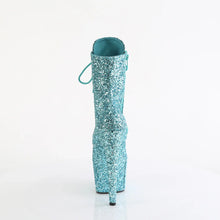 Cargar imagen en el visor de la galería, Tacones Pleaser ADORE-1020GWR Turquoise Purpurina