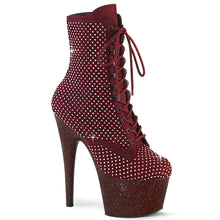 Cargar imagen en el visor de la galería, Tacones Pleaser ADORE-1020RM Burdeos Faux Suede