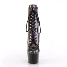 Load image into Gallery viewer, Tacones Pleaser ADORE-1020SHG Morado Olive Negro