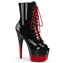 Cargar imagen en el visor de la galería, Tacones Pleaser ADORE-1021BR-H Negro Charol Rojo