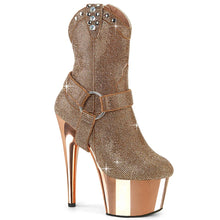 Cargar imagen en el visor de la galería, Tacones Pleaser ADORE-1029CHRS Oro Rosa Cromo
