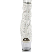 Carregar imagem no visualizador da galeria, Tacones Pleaser ADORE-1031GM Blanco Fabric Transparente