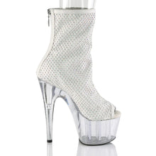 Carregar imagem no visualizador da galeria, Tacones Pleaser ADORE-1031GM Blanco Fabric Transparente