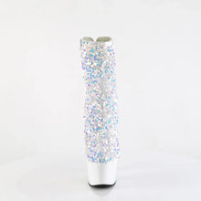 Cargar imagen en el visor de la galería, Tacones Pleaser ADORE-1042SQ Blanco Sequins