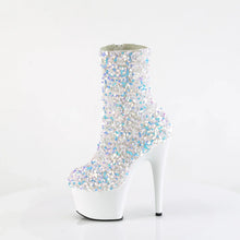Cargar imagen en el visor de la galería, Tacones Pleaser ADORE-1042SQ Blanco Sequins