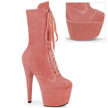 Carregar imagem no visualizador da galeria, Tacones Pleaser ADORE-1045VEL Dusty Rosa Velvet