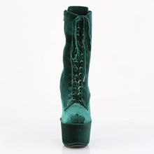 Cargar imagen en el visor de la galería, Tacones Pleaser ADORE-1045VEL Emerald Verde Velvet