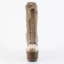 Load image into Gallery viewer, Tacones Pleaser ADORE-1045VEL Khaki Velvet