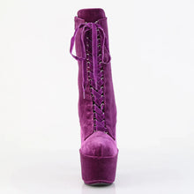 Cargar imagen en el visor de la galería, Tacones Pleaser ADORE-1045VEL Morado Velvet