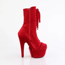 Cargar imagen en el visor de la galería, Tacones Pleaser ADORE-1045VEL Rojo Velvet