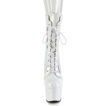 Cargar imagen en el visor de la galería, Tacones Pleaser ADORE-1047 Blanco Charol Holo