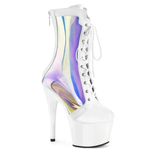 Cargar imagen en el visor de la galería, Tacones Pleaser ADORE-1047 Blanco Charol Holo