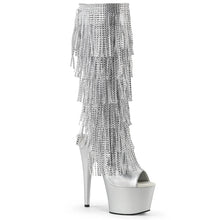 Cargar imagen en el visor de la galería, Tacones Pleaser ADORE-2024RSF Plata Pu Mate
