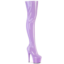Cargar imagen en el visor de la galería, Tacones Pleaser ADORE-3000 Lavanda Str. Charol